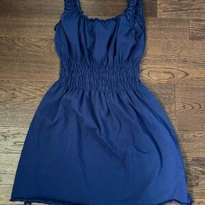 Melrose and Market Deep Blue Top